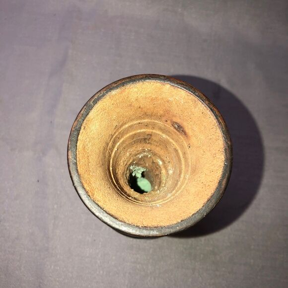 Vintage Wooden Bud Vase, Simple Elegance, Moroccan Style, Asian Wood, Flowers - Picture 5 of 7